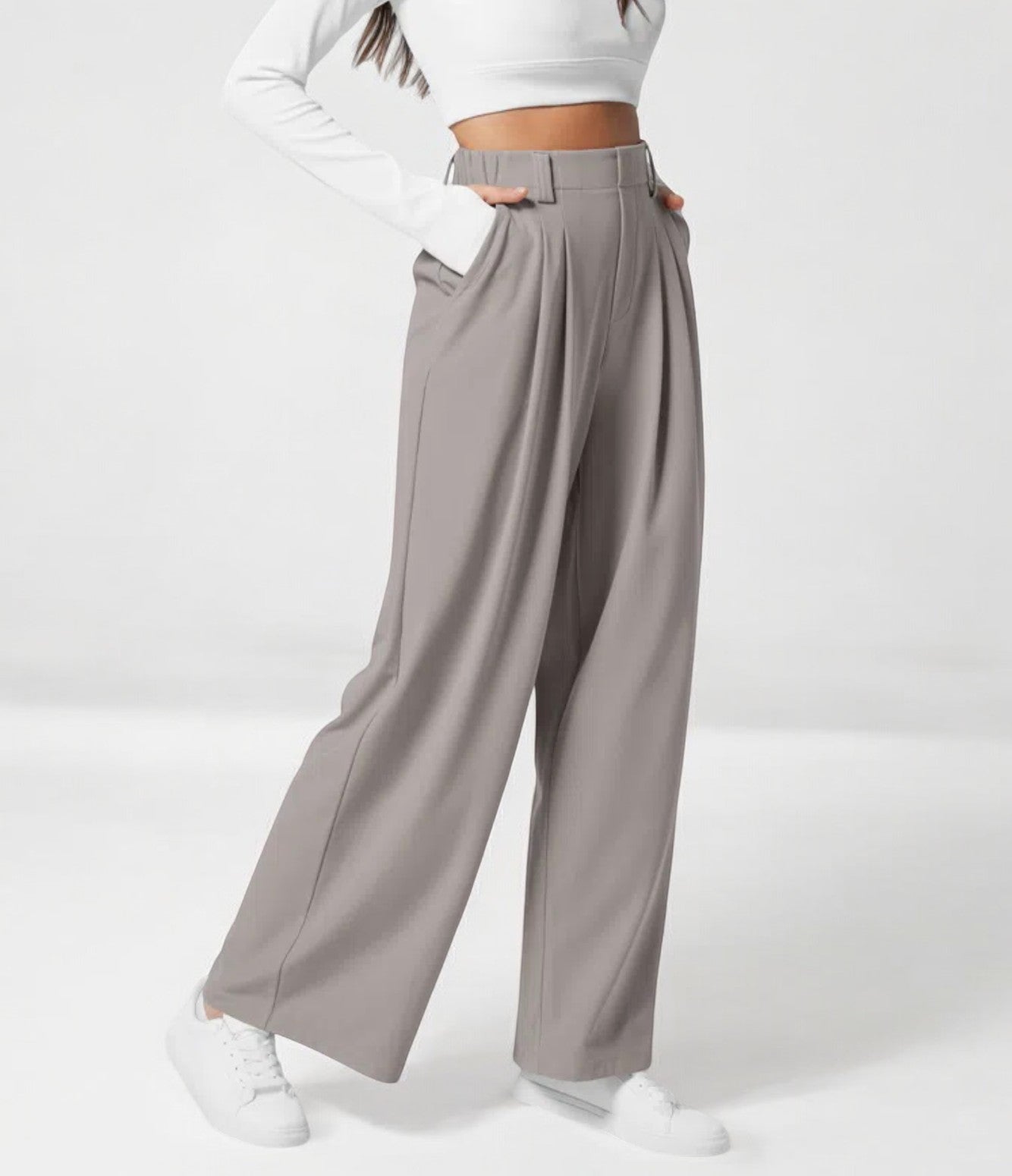 Women's Wide Leg Tailored Pants